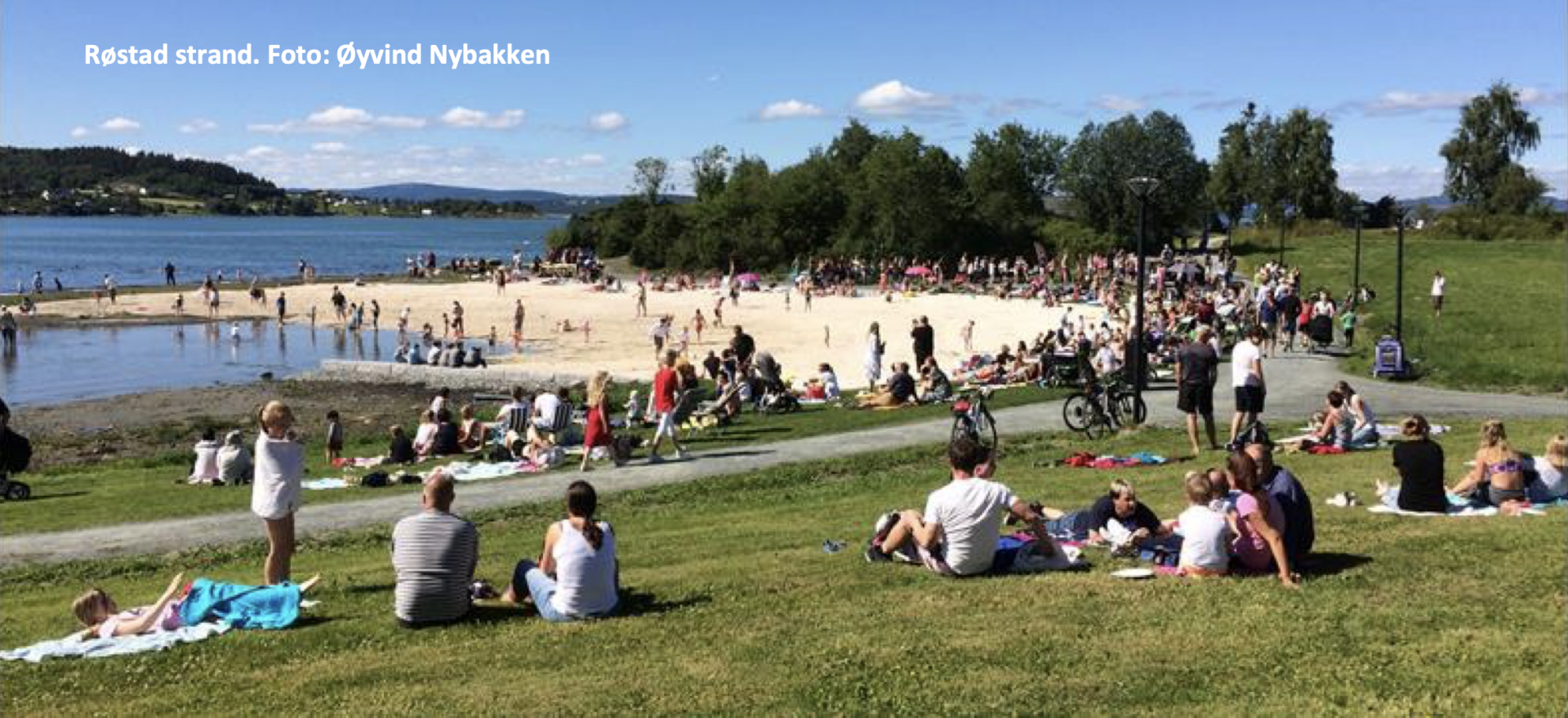 Røstad badestrand - Opplev Levanger
