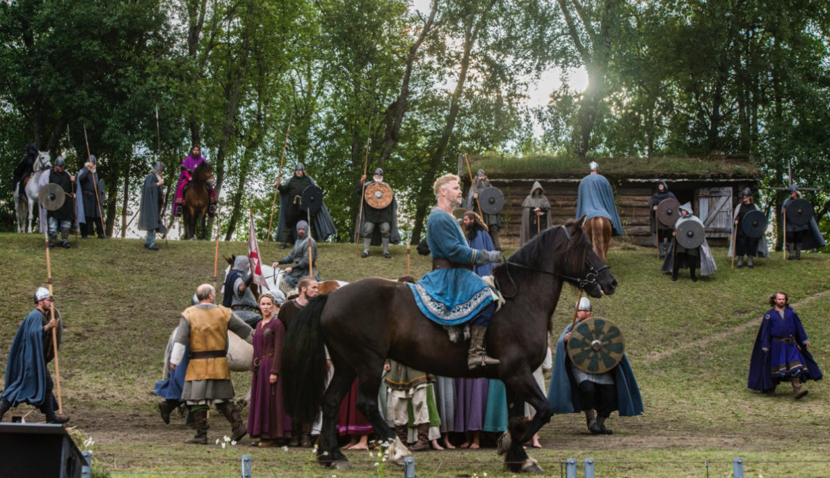 Bilde fra Spelet om Heilag Olav